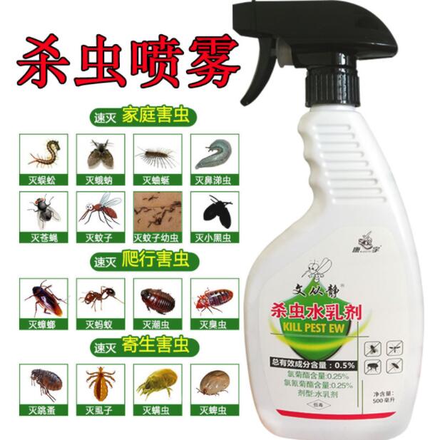 康宇水乳殺蟲劑、滅蟑螂跳蚤藥、祛除虱子驅(qū)蚊蒼蠅、水乳噴霧寵物狗室內(nèi)家用